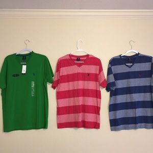 Large men's US Polo Assn. shirts